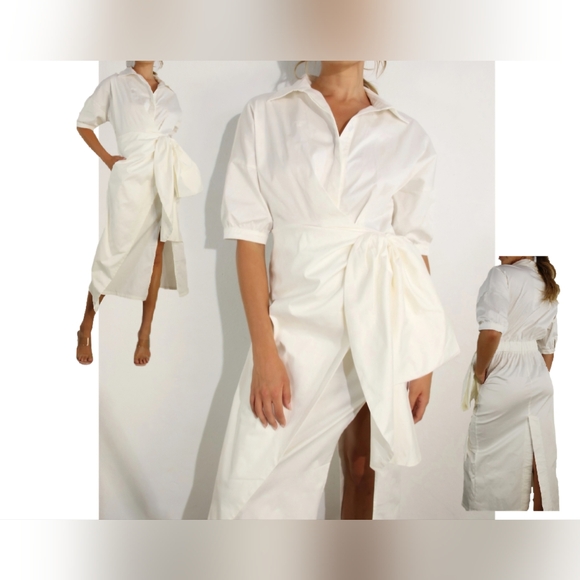 White  Women's Dress S535 main image 1